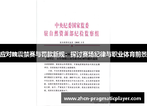 应对魏震禁赛与罚款新规：探讨赛场纪律与职业体育前景